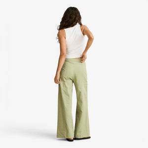 Rhythm Vista Stripe Wide Leg Pant - Olive