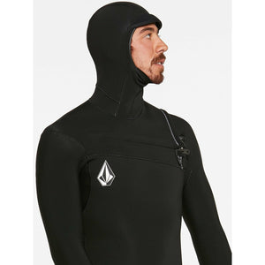 Volcom Modulator Hooded Chest Zip Wetsuit 5/4/3mm - Black