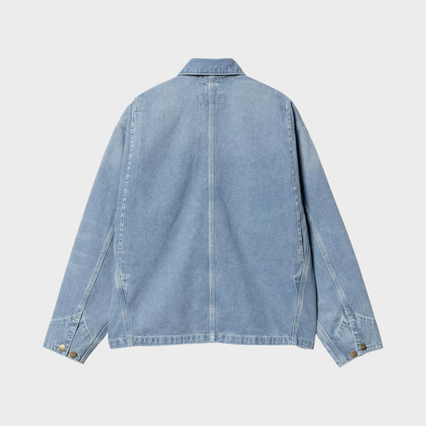 Carhartt W's OG Michigan Coat - Blue, light true washed