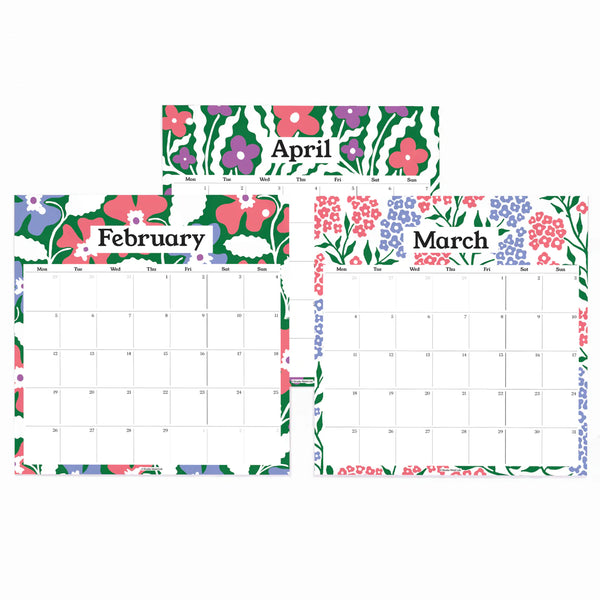 Wald 2024 Pinboard Calendar - Floral