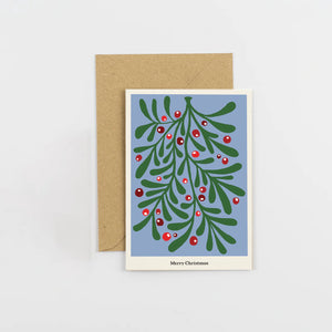 Wald Christmas Plant Card - Mistletoe