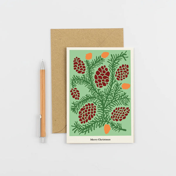 Wald Christmas Plant Card - Pine