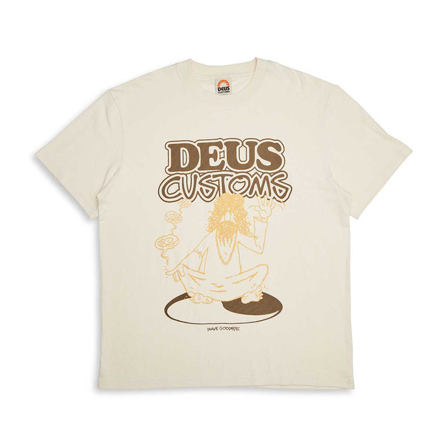 Deus Ex Machina Emphatic Wave T-Shirt - Dirty White