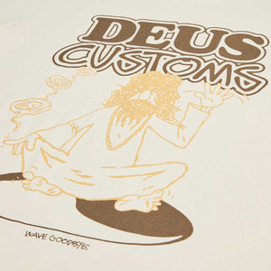 Deus Ex Machina Emphatic Wave T-Shirt - Dirty White