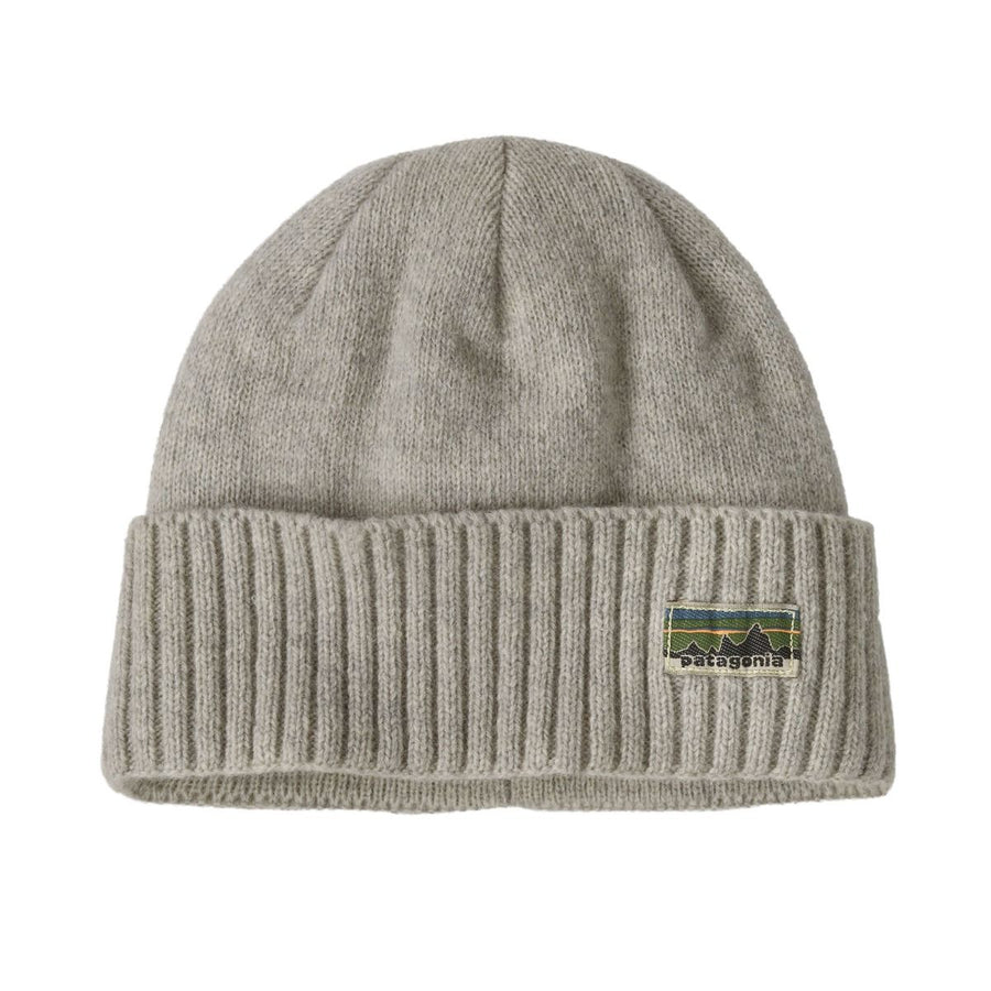 Patagonia Brodeo Beanie - OG Legacy Label : Crisp Grey