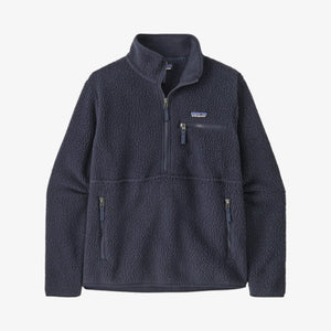 Patagonia Women's Retro Pile Fleece Marsupial Pullover - Smoulder Blue