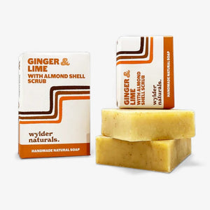 Wylder Naturals Soaps - Ginger & Lime with Almond Shell