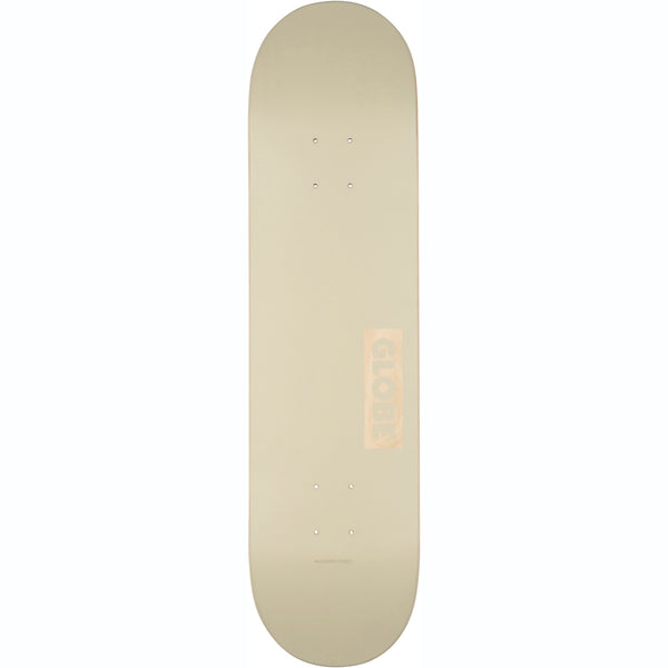 Globe Goodstock Skateboard Deck - Off White - 8.0"