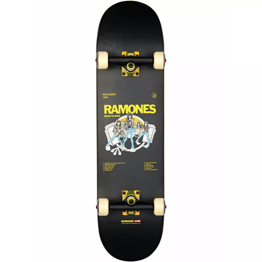 Globe G2 Ramones Complete Skateboard - Road to Run - 8.25"