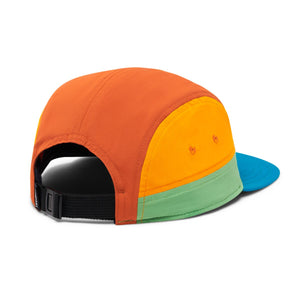 Cotopaxi Tech 5-Panel Hat - Raspberry & Gulf