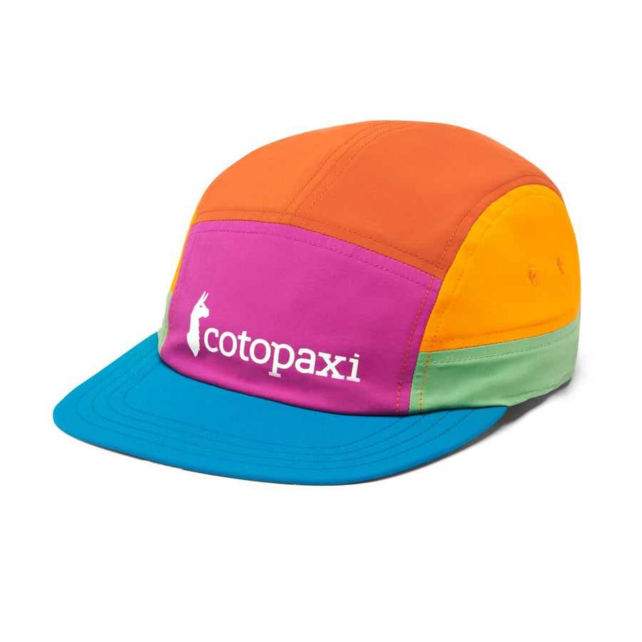 Cotopaxi Tech 5-Panel Hat - Raspberry & Gulf
