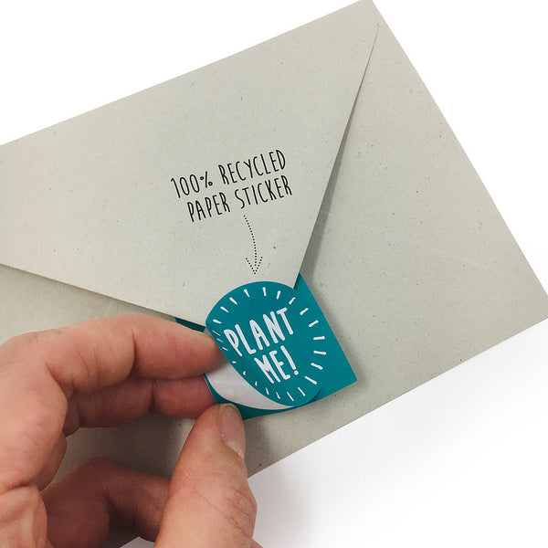 Ruby & Bo 'Fingers Crossed' Plantable Seed Card