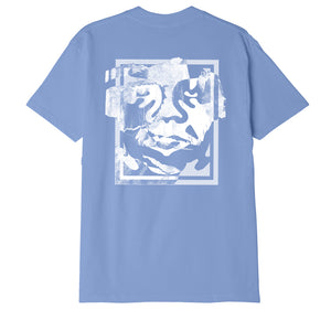 Obey Torn Icon Face Tee - Digital Violet