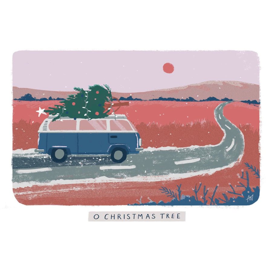 Amy Kate Wolfe 'O Christmas Tree' - Greetings Card