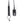 Captain Fin Shred Cord Standard Longboard Leash 9' - Black