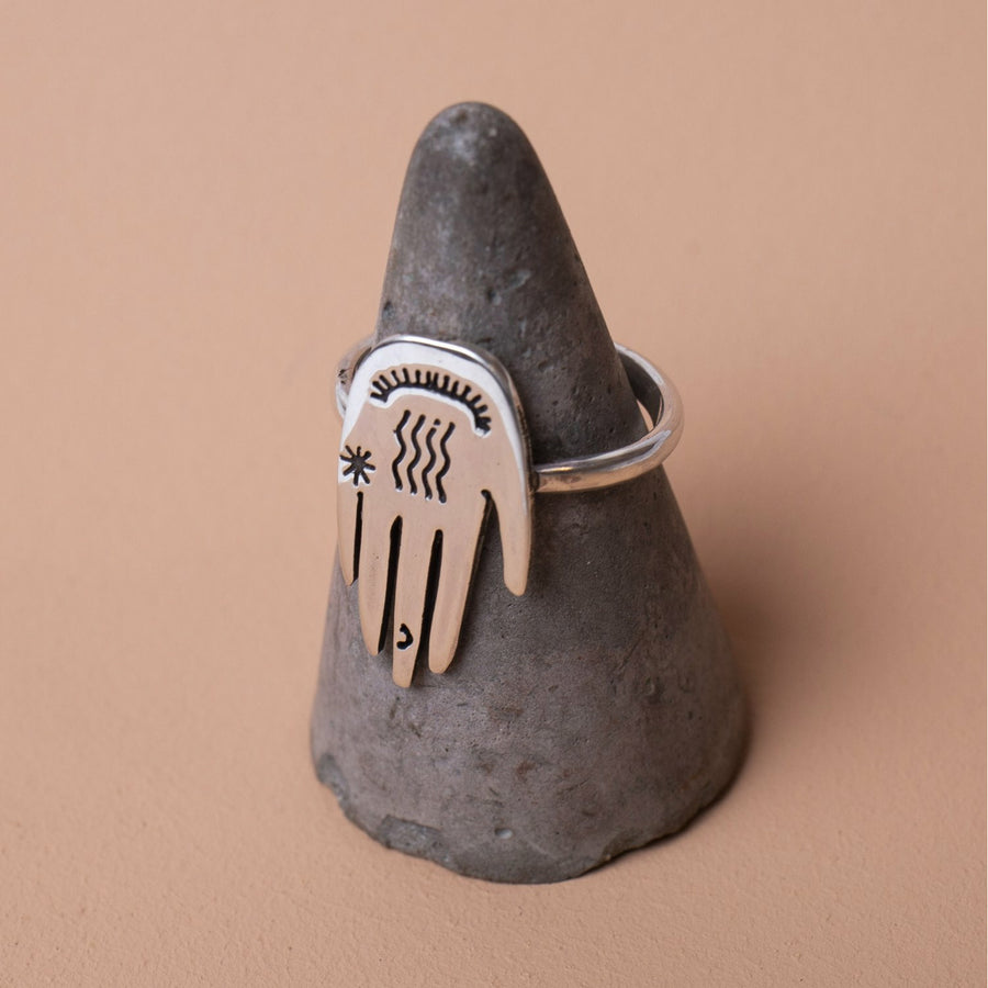 Lima-Lima Jewellery - Palm Ring - Eco Silver