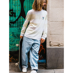 Volcom 'Egle Zvirblyte' Long Sleeve T-shirt - White