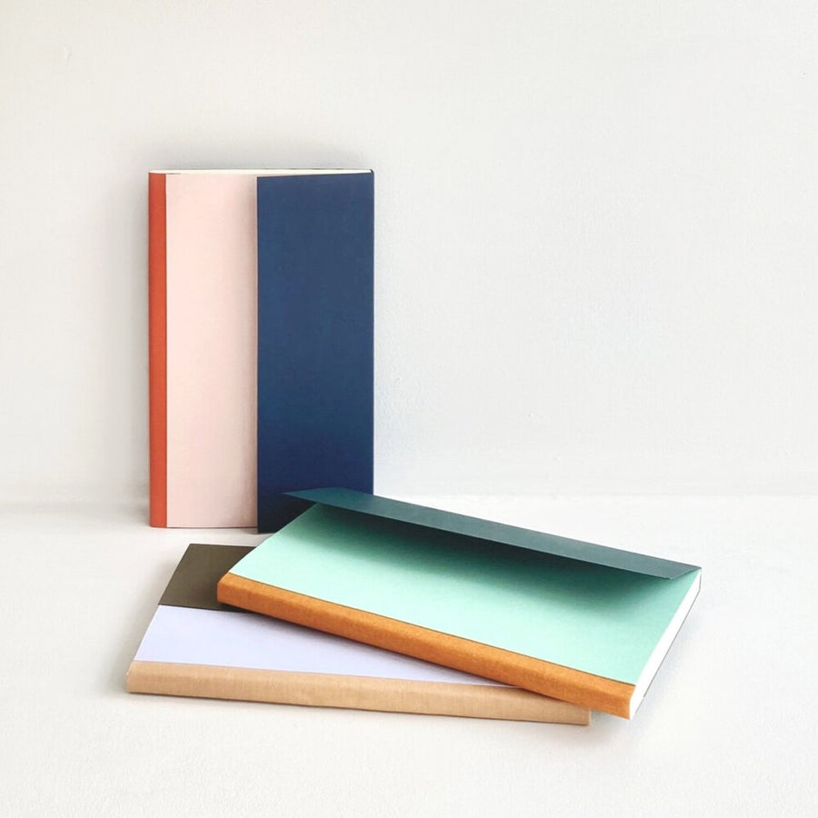 Amaretti  |  Paper Stories  |  Fold Notebook - Rose/Navy