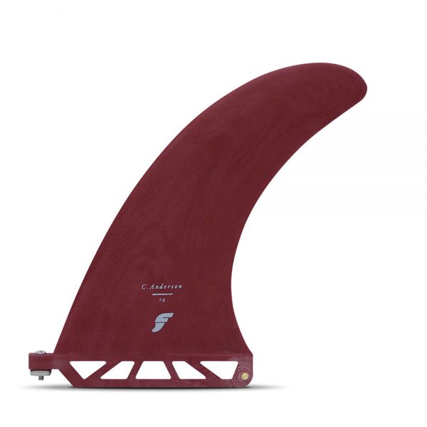 Futures Craig Anderson 7.8" Single Surfboard Fin - Burgundy