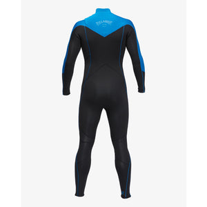 Billabong 'Absolute' Chest Zip Full Wetsuit 4/3mm - Surf Blue