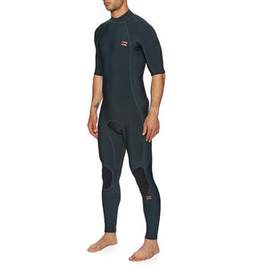 Billabong Absolute Short Sleeve Flatlock BZ Men's Wetsuit - Slate Blue - 2mm