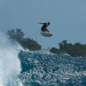 Captain Fin Chippa Wilson Bones ST Cream Thruster Surfboard Fins - Small - Single Tab (Futures)
