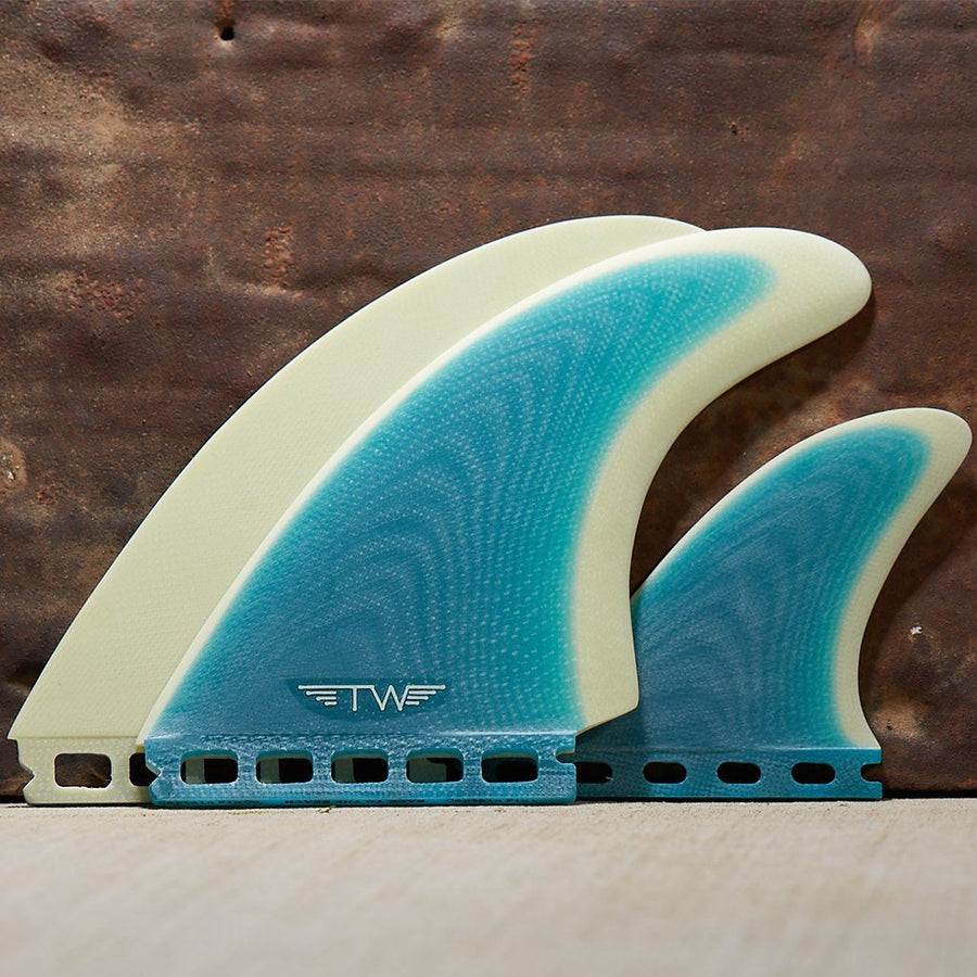 Captain Fin 'Tyler Warren Especial' Surfboard Twin Fins - Single Tab (Futures) - Turquoise