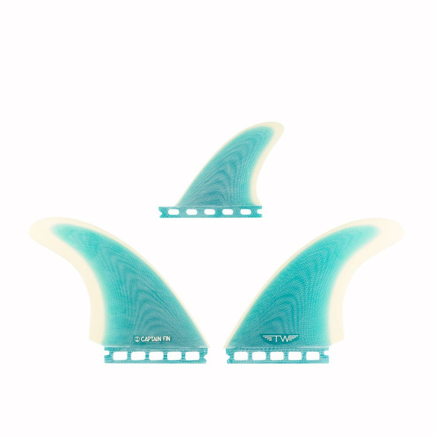 Captain Fin 'Tyler Warren Especial' Surfboard Twin Fins - Single Tab (Futures) - Turquoise