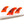FCS II Accelerator Neo Glass Tri Fins - Tangerine Gradient - Small