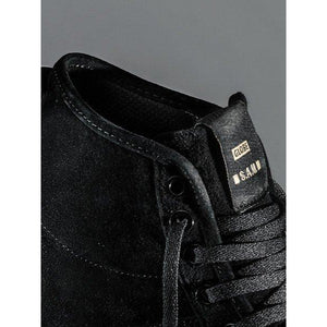 Globe Los Angered II Hi-Top Trainers - Black Wolverine / Montano - Wolverine Long-Lasting Leather