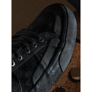 Globe Los Angered II Hi-Top Trainers - Black Wolverine / Montano - Wolverine Long-Lasting Leather