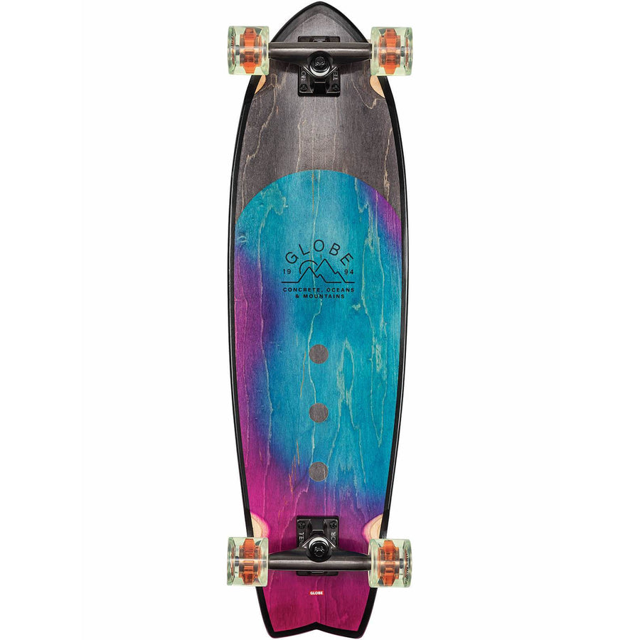 GLOBE Chromantic Cruiser Skateboard - Washed Aqua - 33"