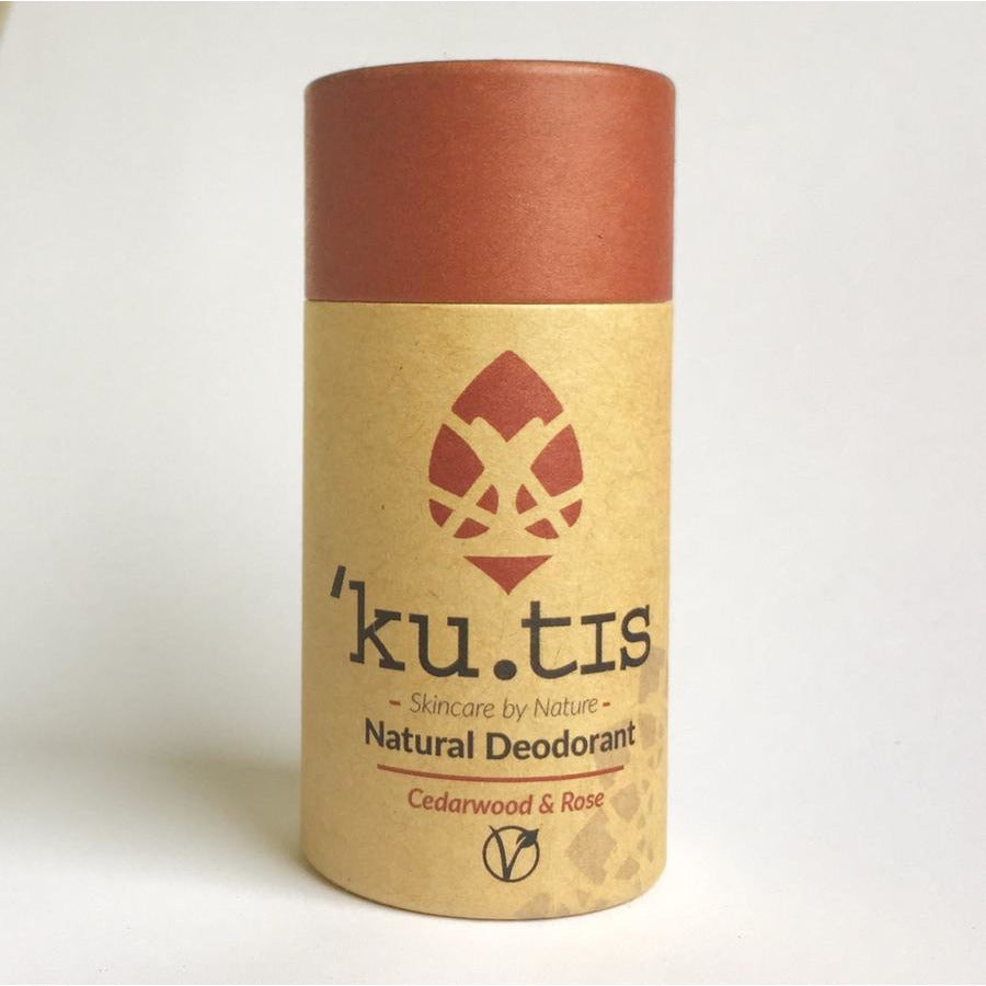 Kutis Vegan Natural Deodorant - Cedarwood & Rose