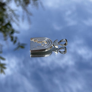 Lima-Lima Jewellery - Rainbow Arch Talisman Necklace - Eco Silver
