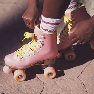 Impala Quad Rollerskates - Pink / Yellow (Final size EU36)