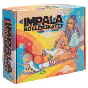 Impala Quad Rollerskates - Pink / Yellow (Final size EU36)