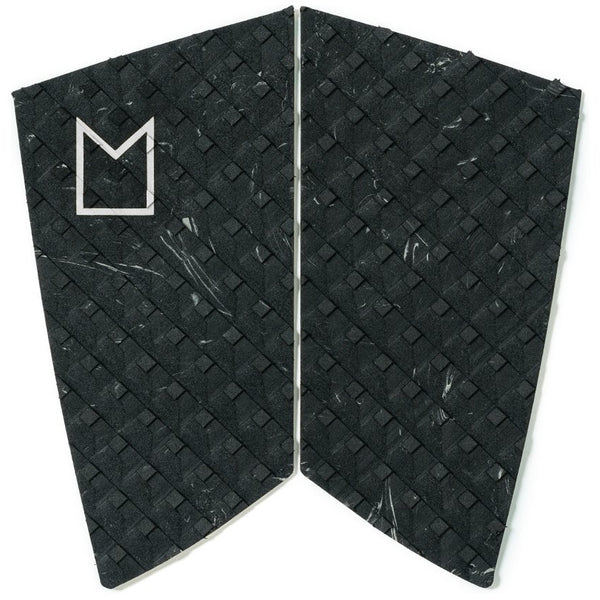 Modom Twin Fin Surfboard Traction Tailpad - Charcoal Swirl
