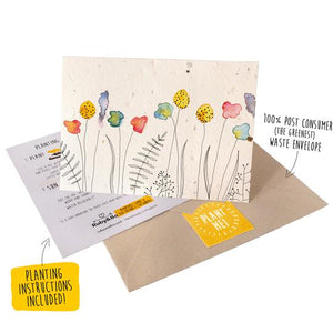 Ruby & Bo 'Cornfield' Plantable Seed Card