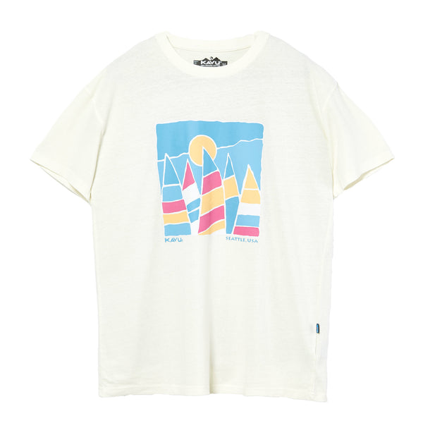 KAVU Windward Tee - Lilly White