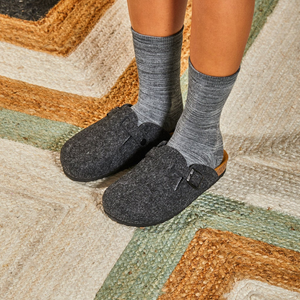 Plakton Blog - Wool Clogs - Grey