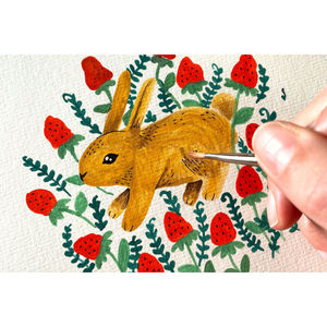 Ruby & Bo 'Strawberry Patch' Plantable Seed Card