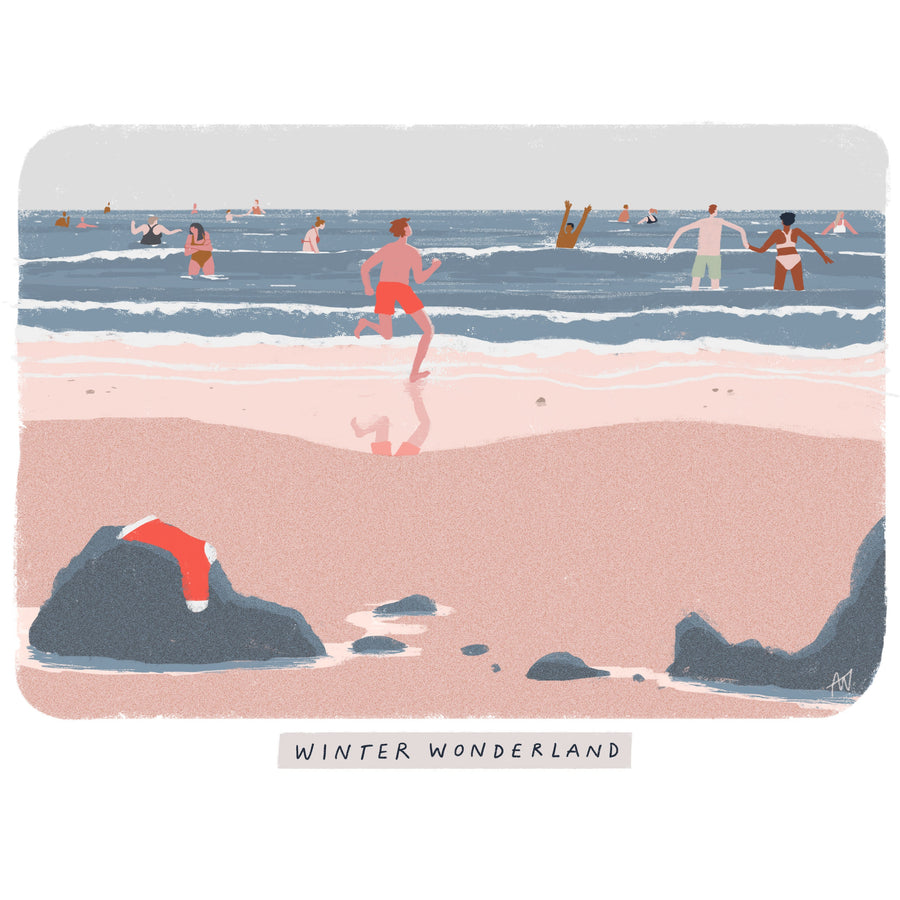 Amy Kate Wolfe 'Winter Wonderland' - Greetings Card