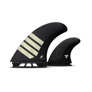 Futures T1 Twin + Trailer Alpha Surfboard Fins - Medium