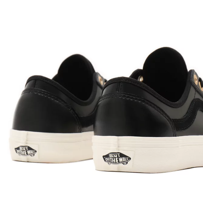 Vans decon hot sale leather black