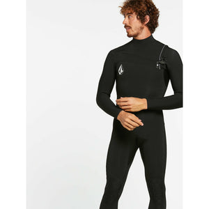 Volcom Modulator Chest Zip Full Wetsuit 3/2mm - Black