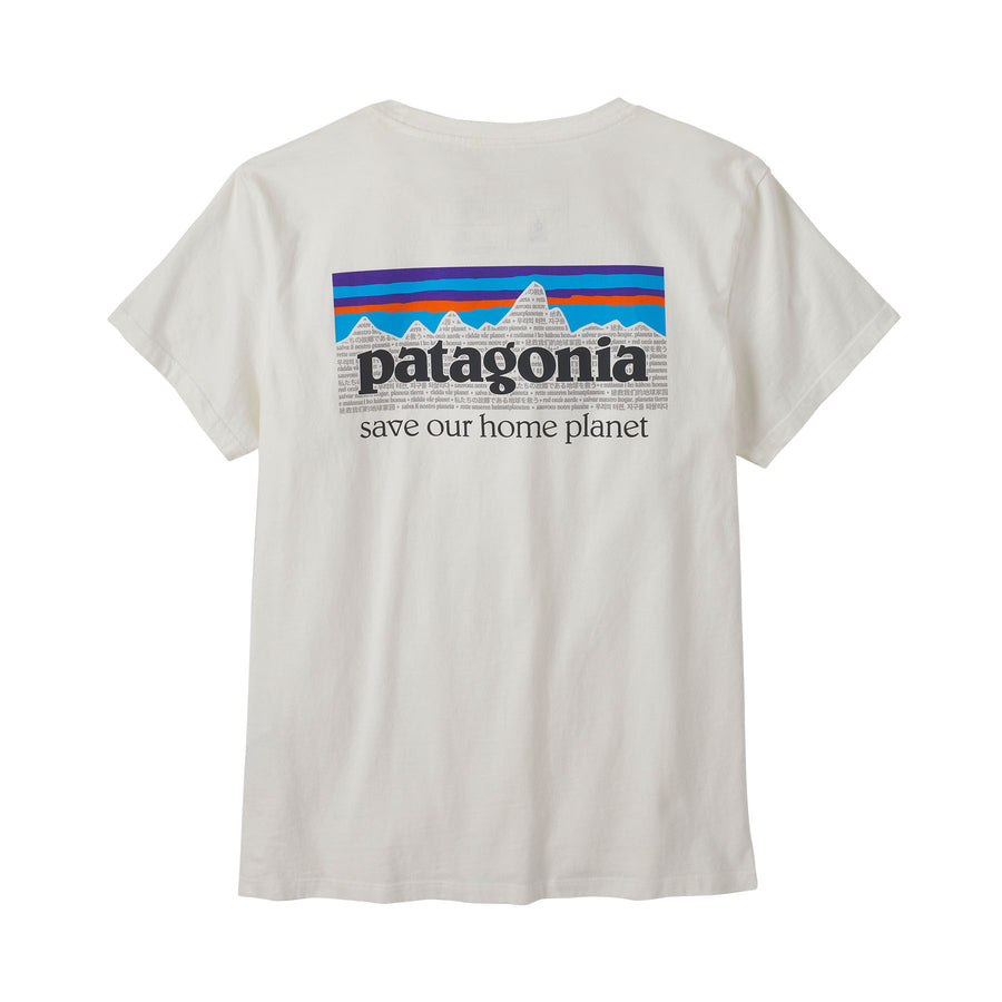 Patagonia P-6 Mission Organic T-shirt - Birch White