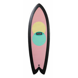 Album Presto Soft-Top Surfboard 5’7” - Cotton Drops