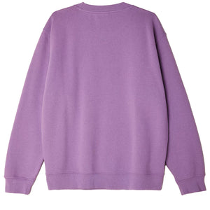 OBEY BOLD RECYCLED CREW - PIGMENT LILAC