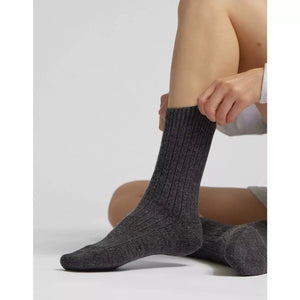 Colorful Standard Organic Sock - Deep Black - Merino Wool Blend