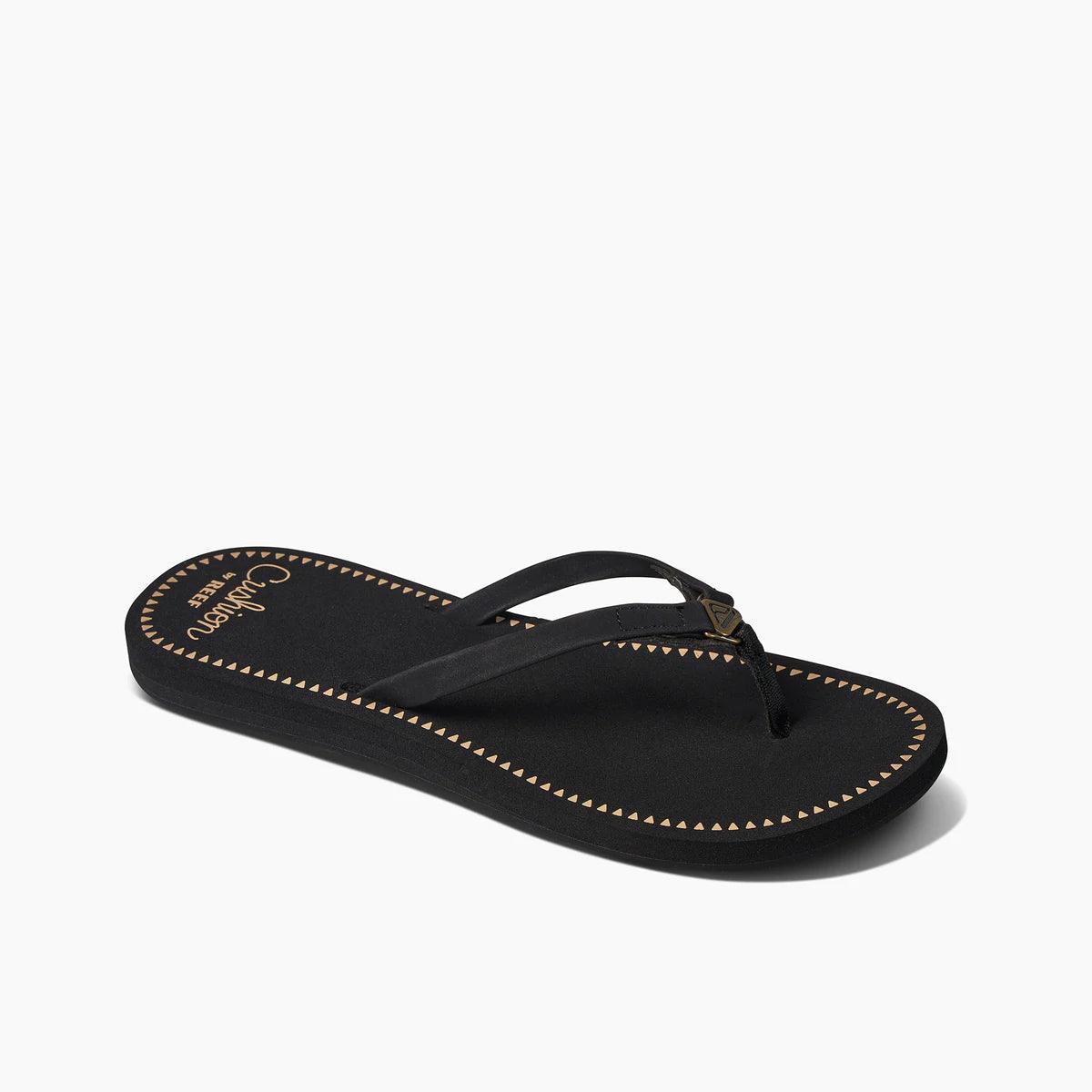 Reef Cushion Devynn Flip Flops Black Hiatus Store